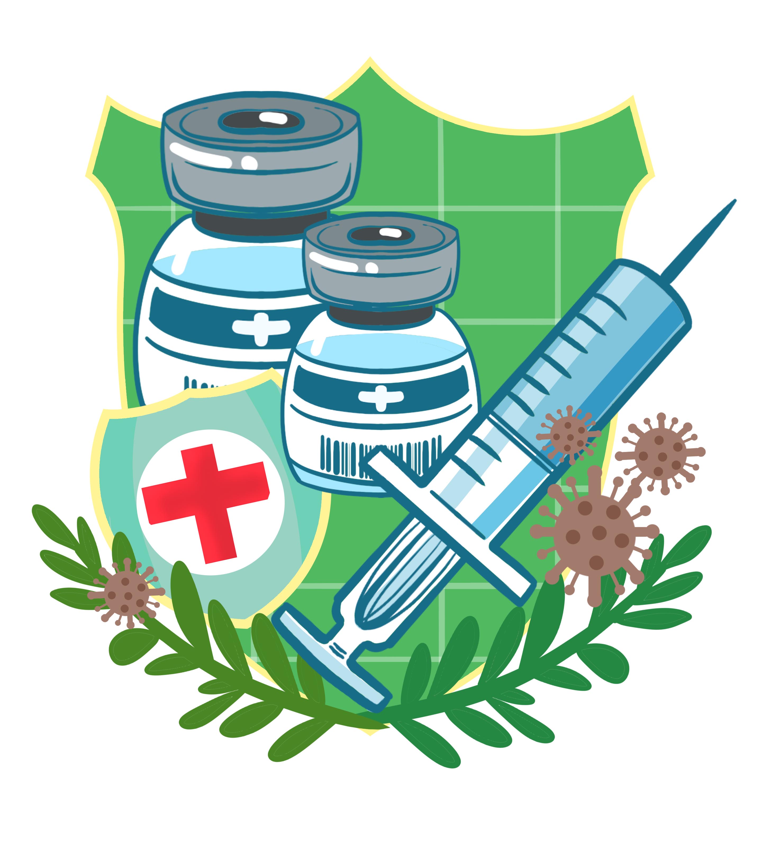 绿色红十字抗病毒药品