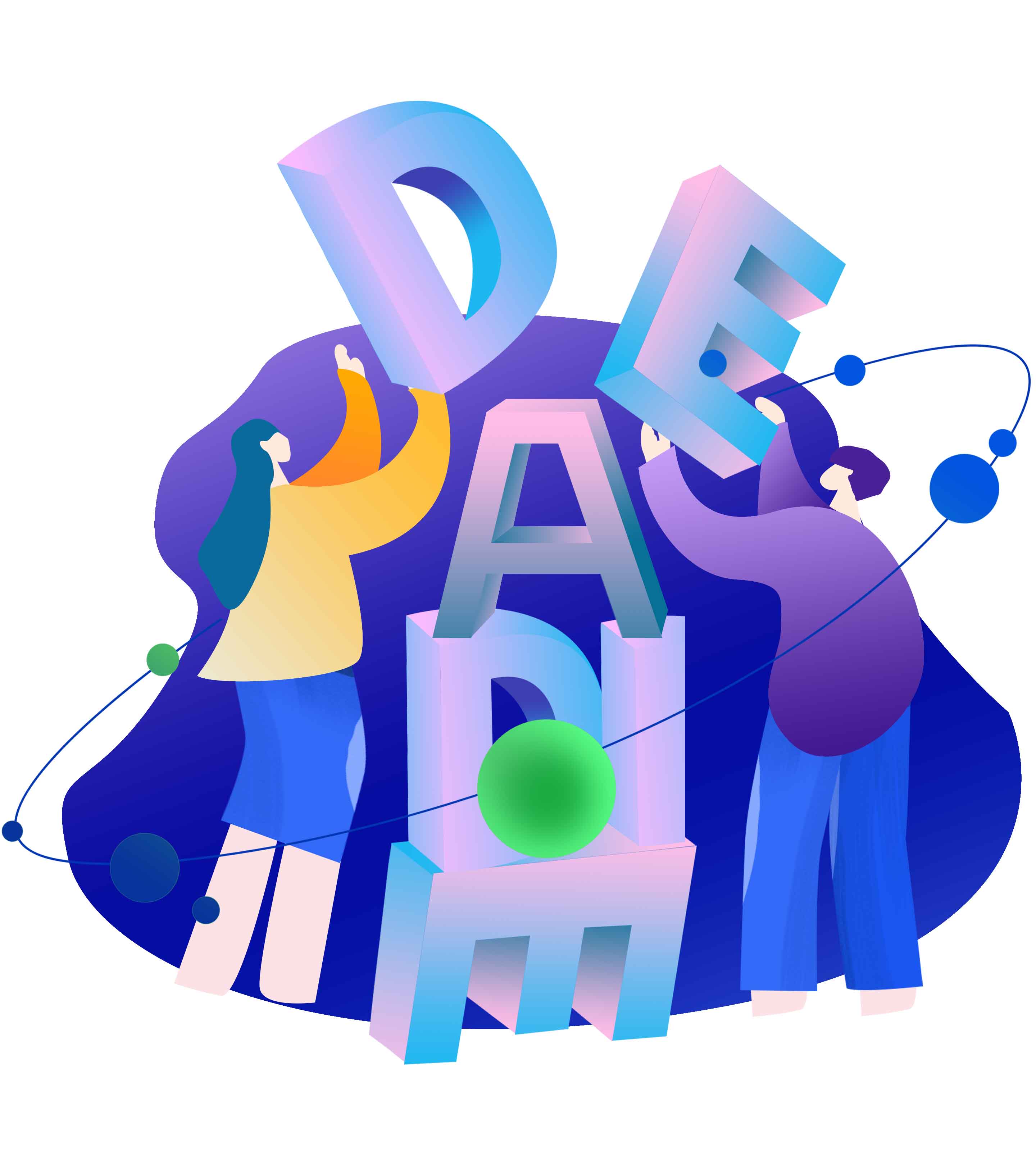 手绘职场创意企业培训元素