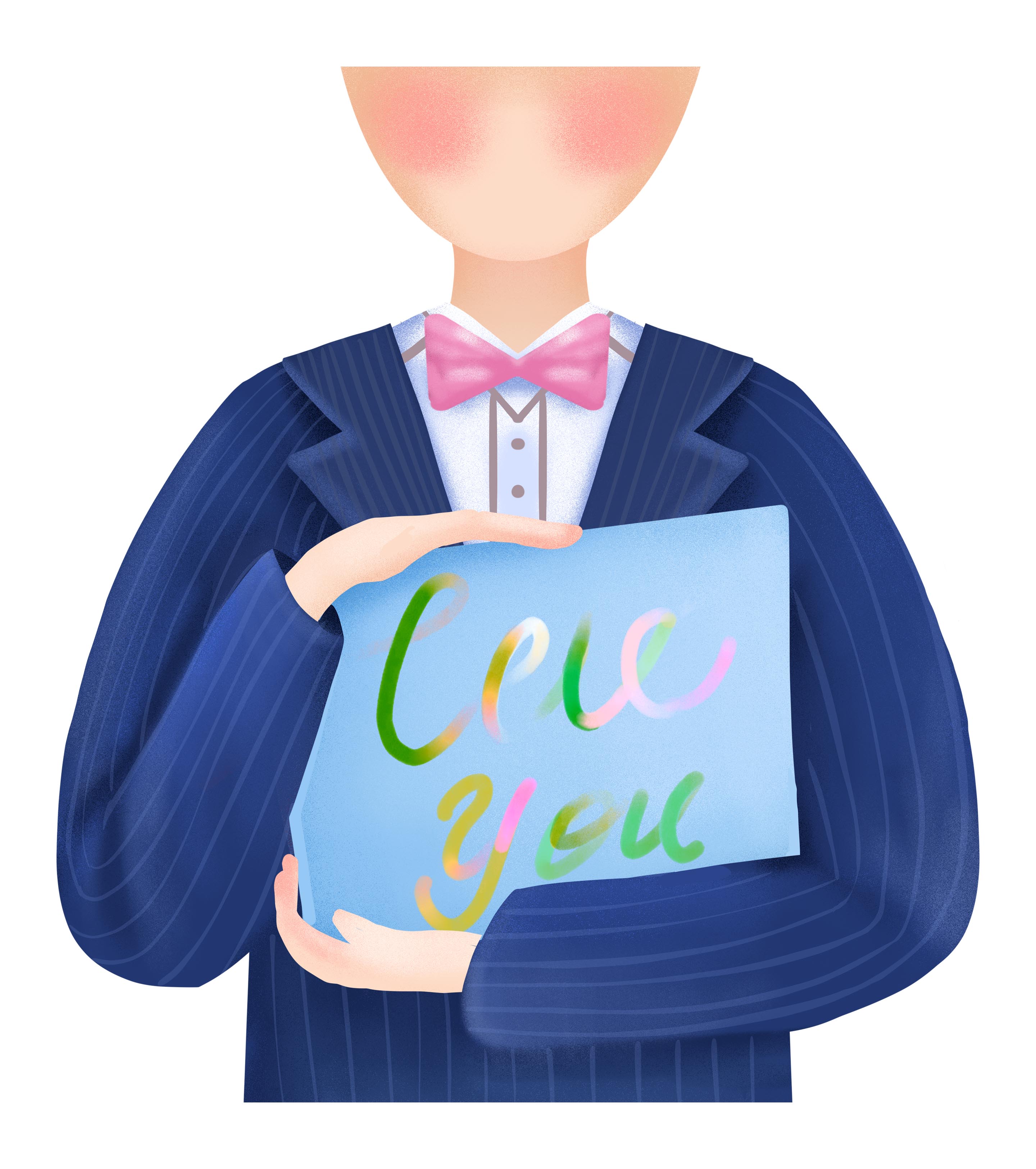 新郎宣读誓言婚礼元素