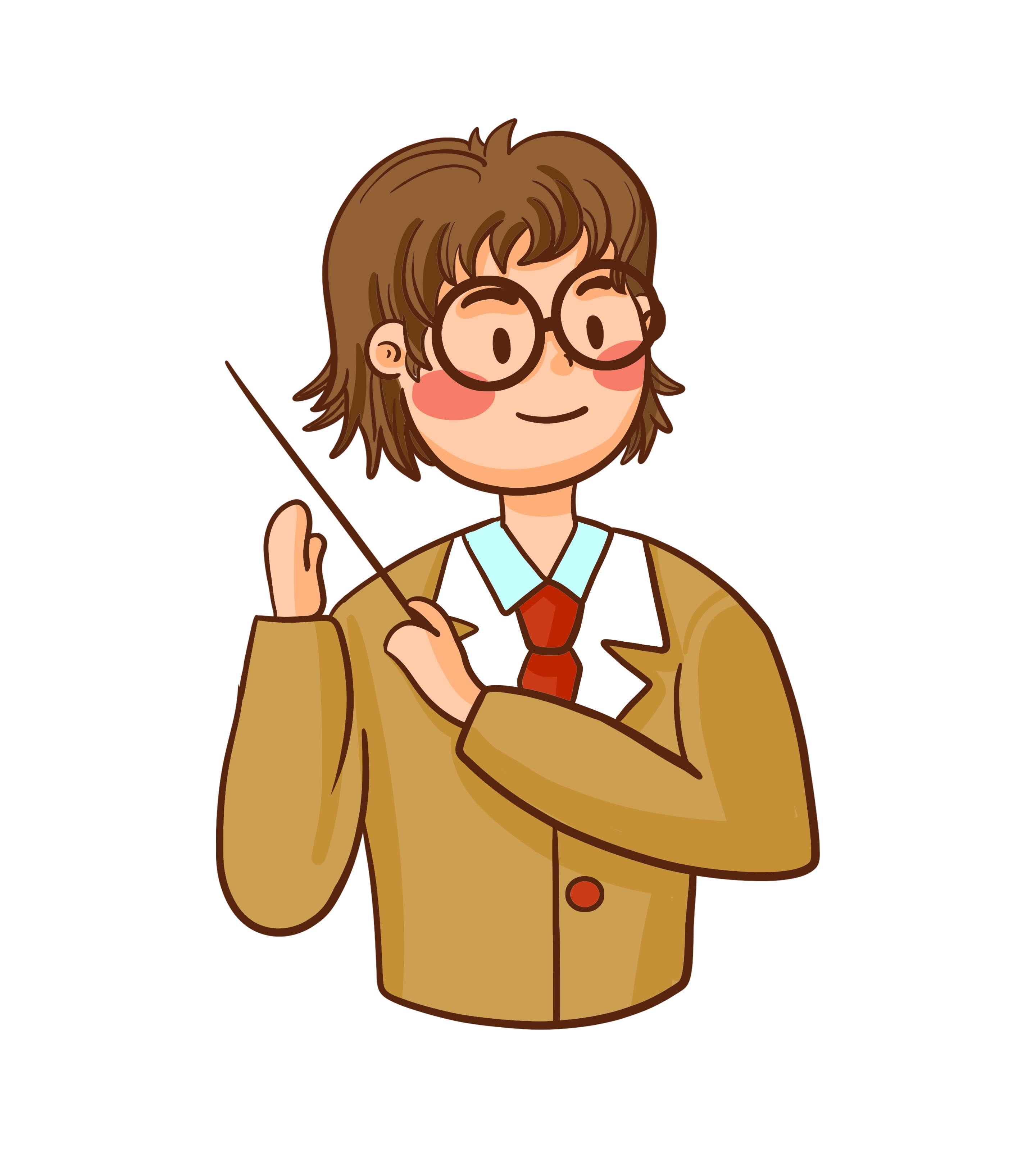 黄色眼镜男孩演讲元素