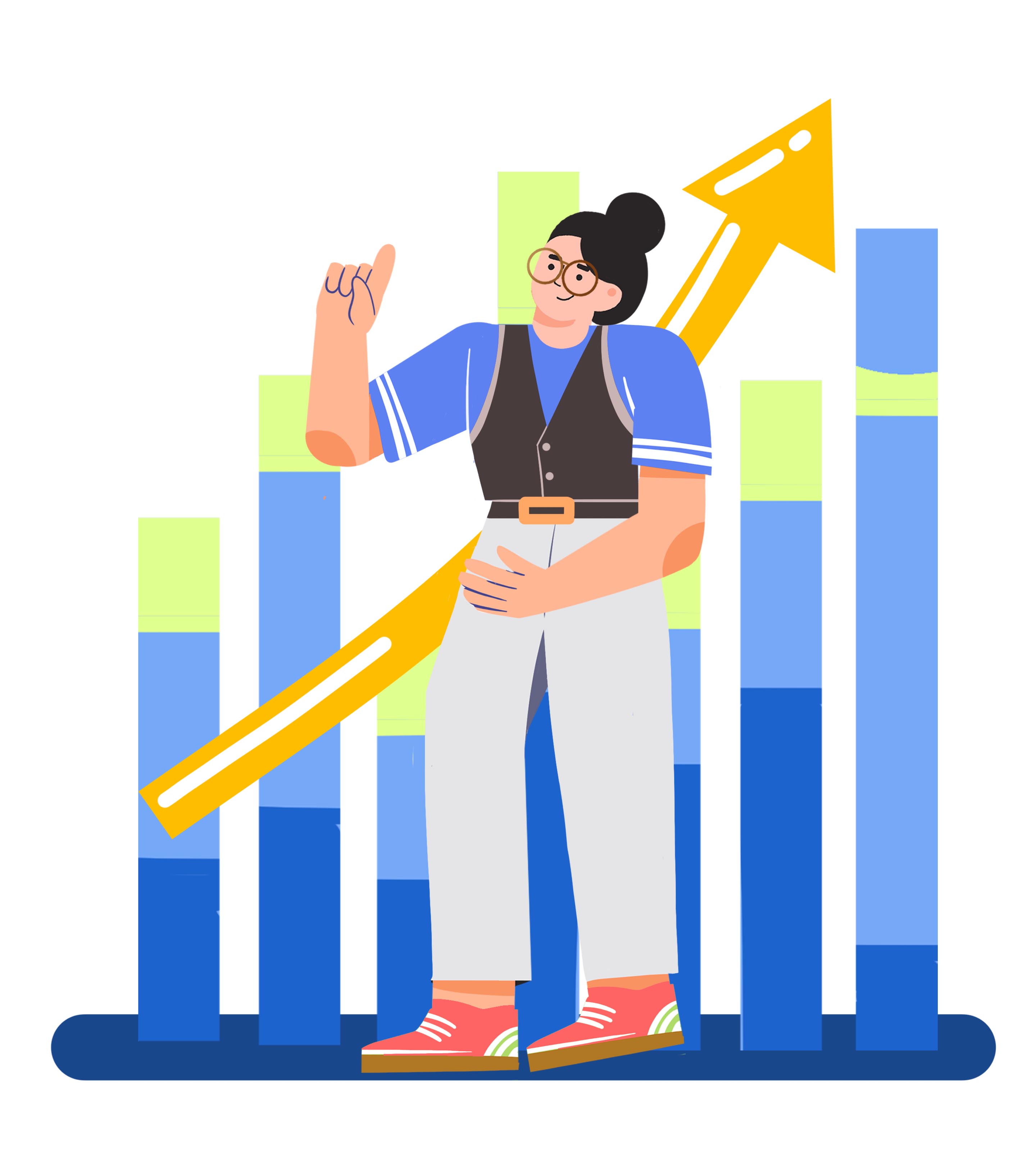 蓝色女孩数据元素