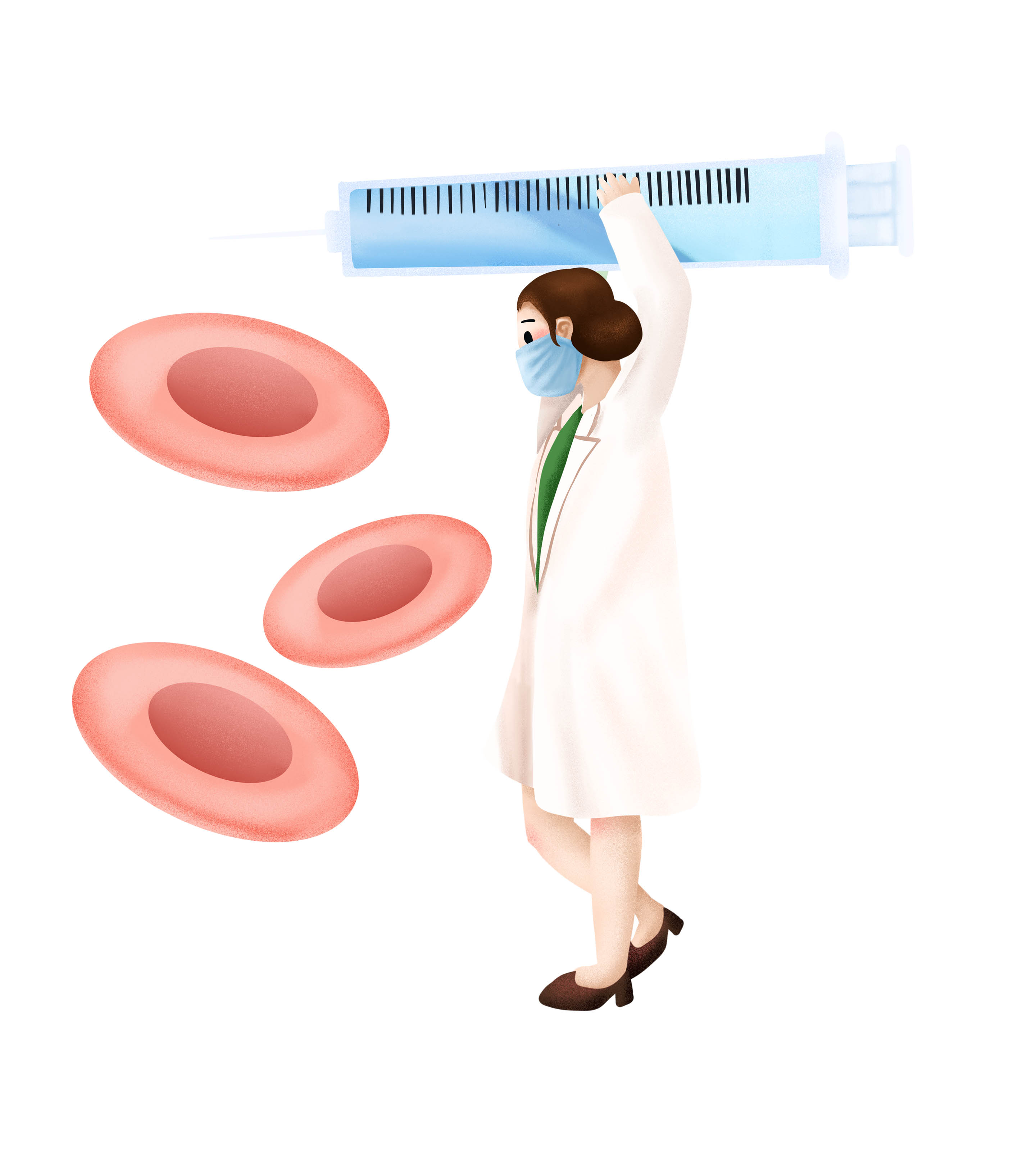 白色医生对抗病毒人物元素