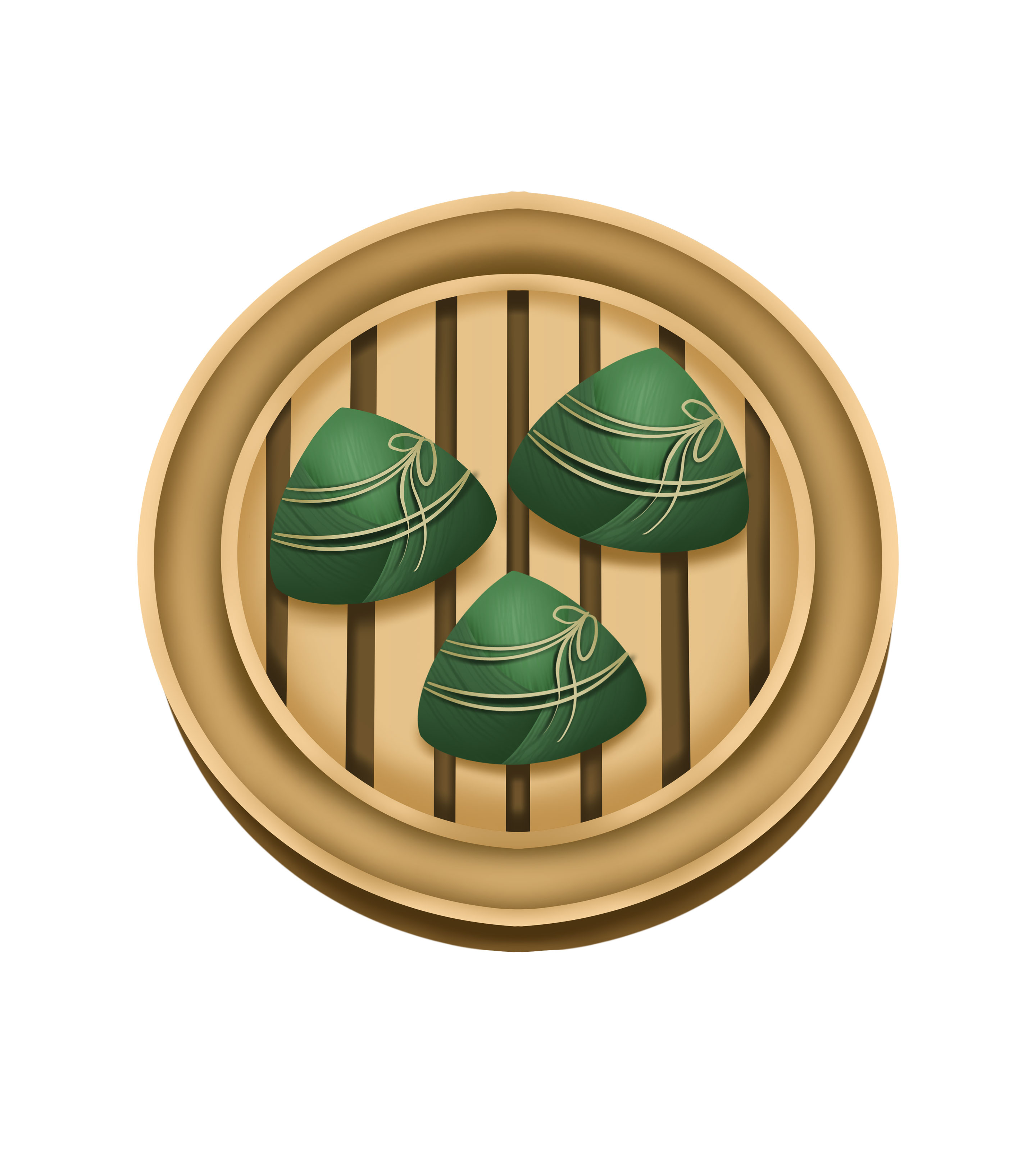 手绘端午节粽子元素