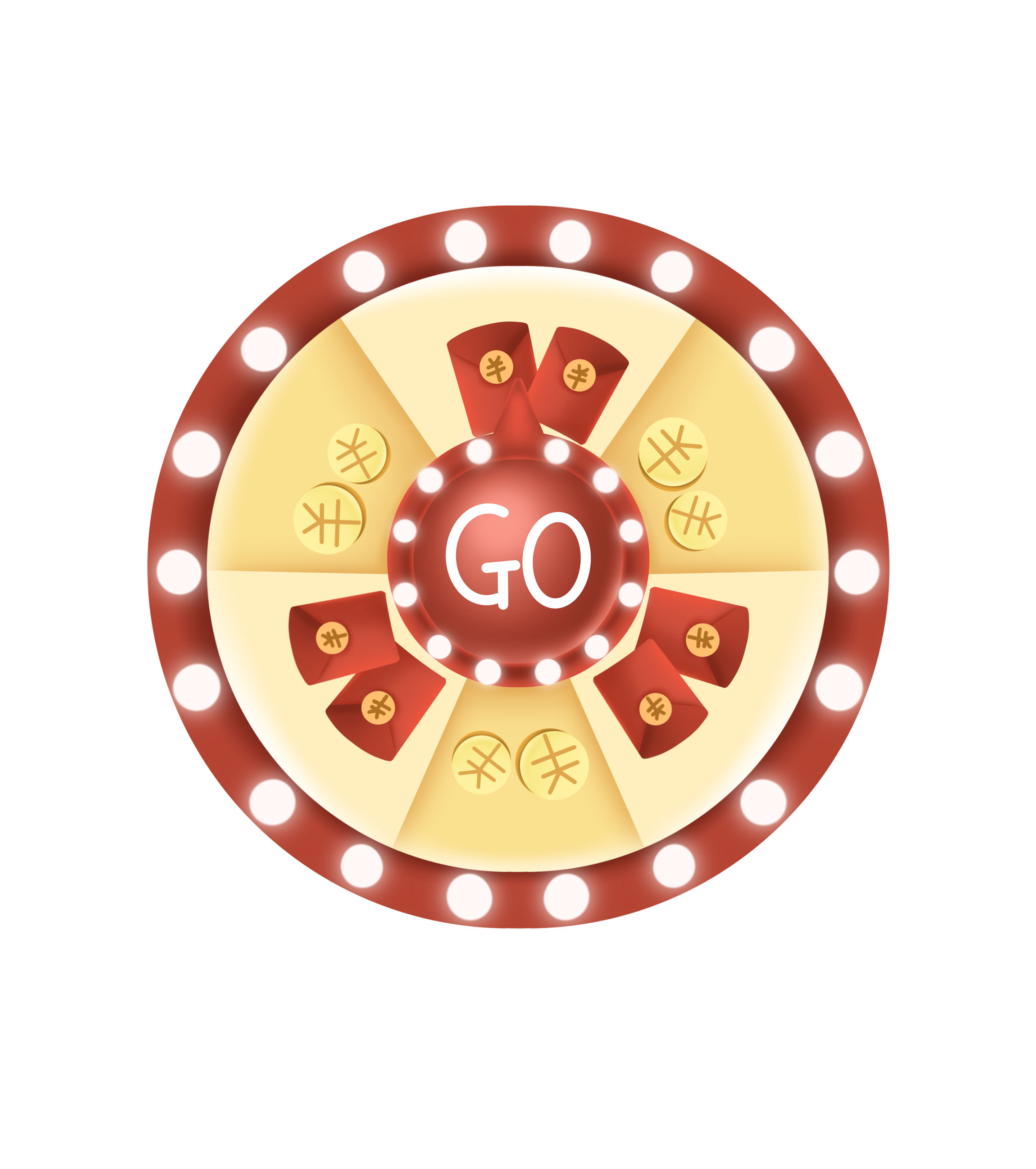 618幸运转盘元素