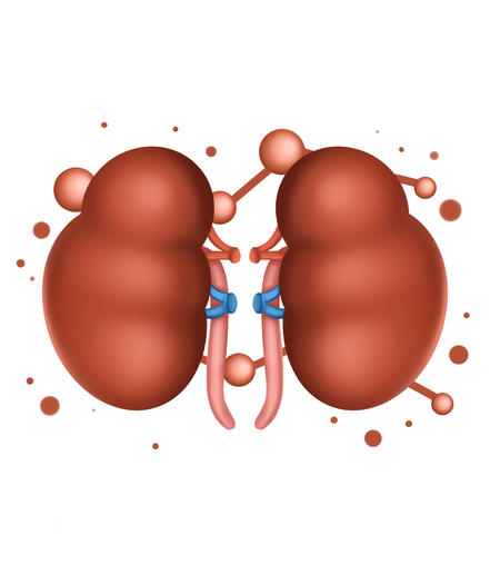 红色卡通医疗元素