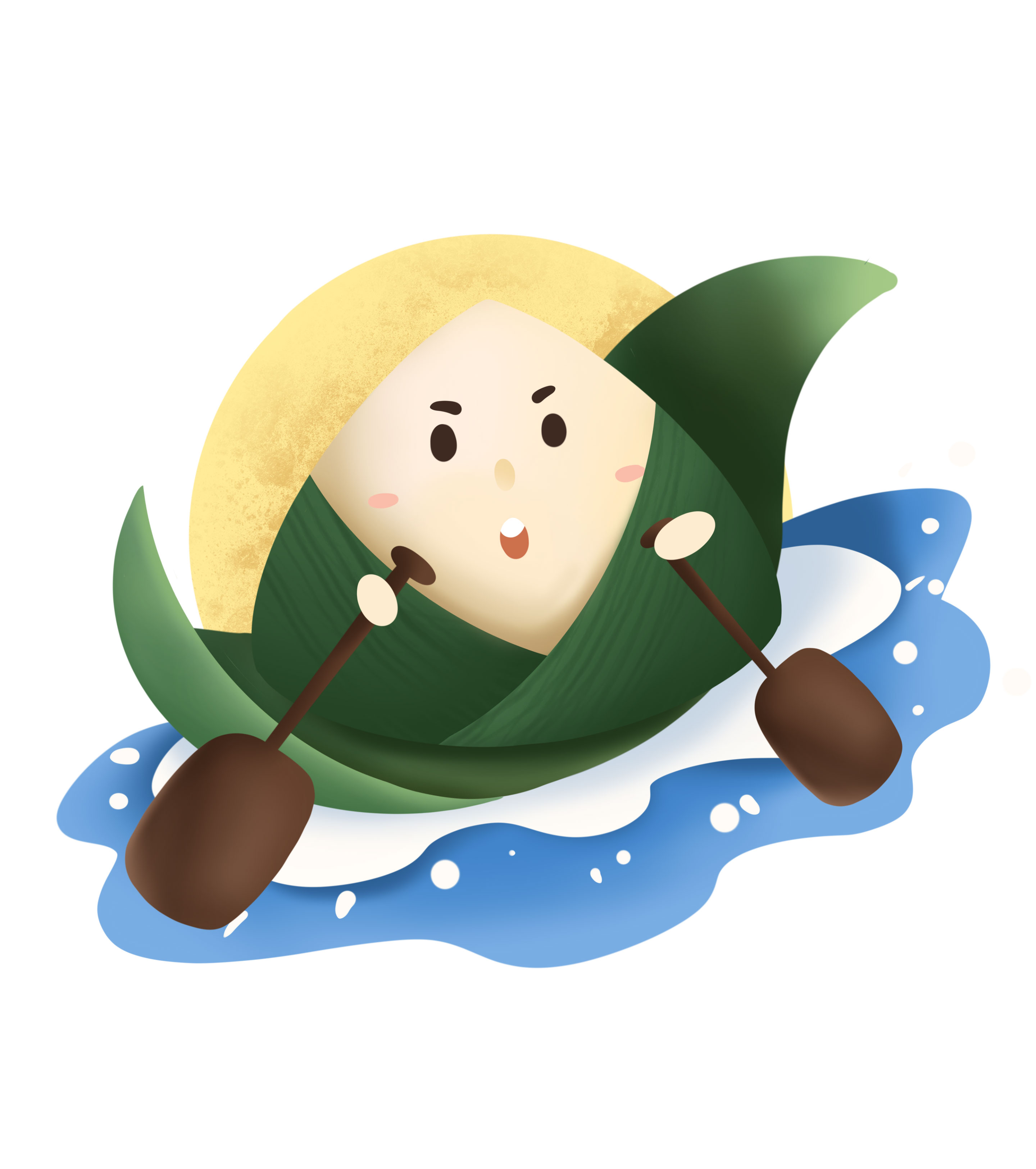 卡通可爱端午粽子元素