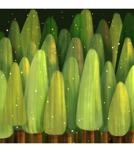 绿色树木森林背景