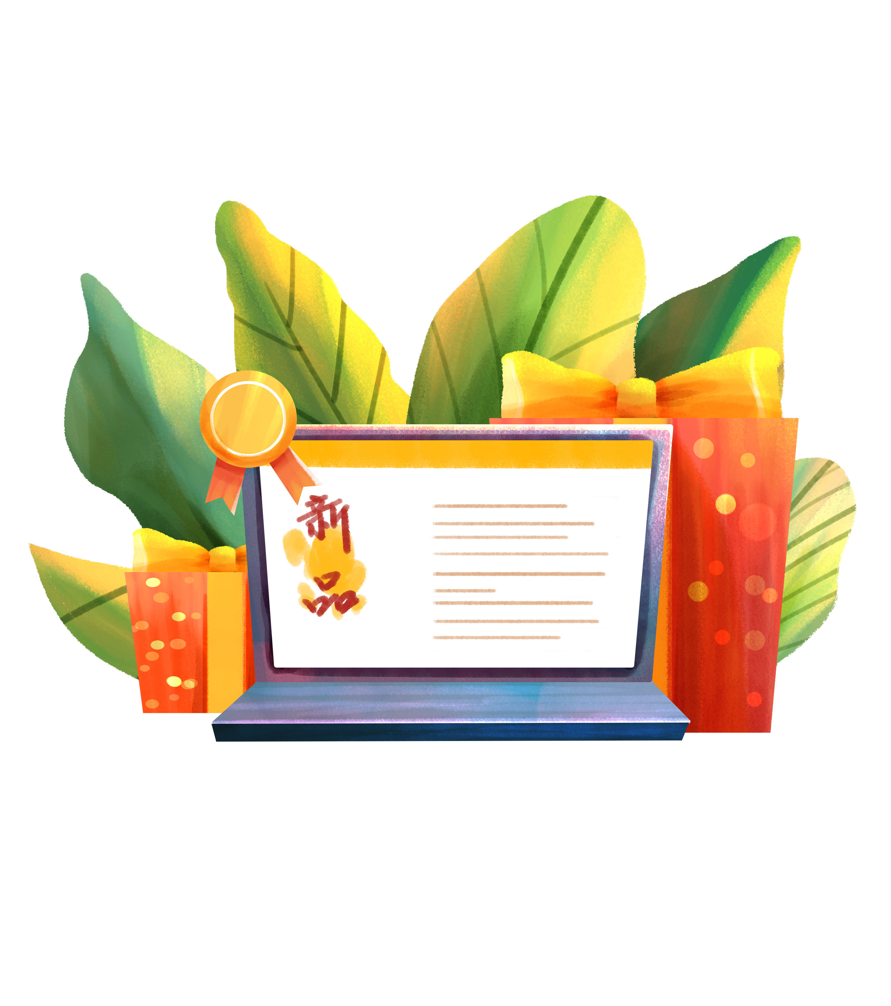 绿色电脑庆祝新品发布