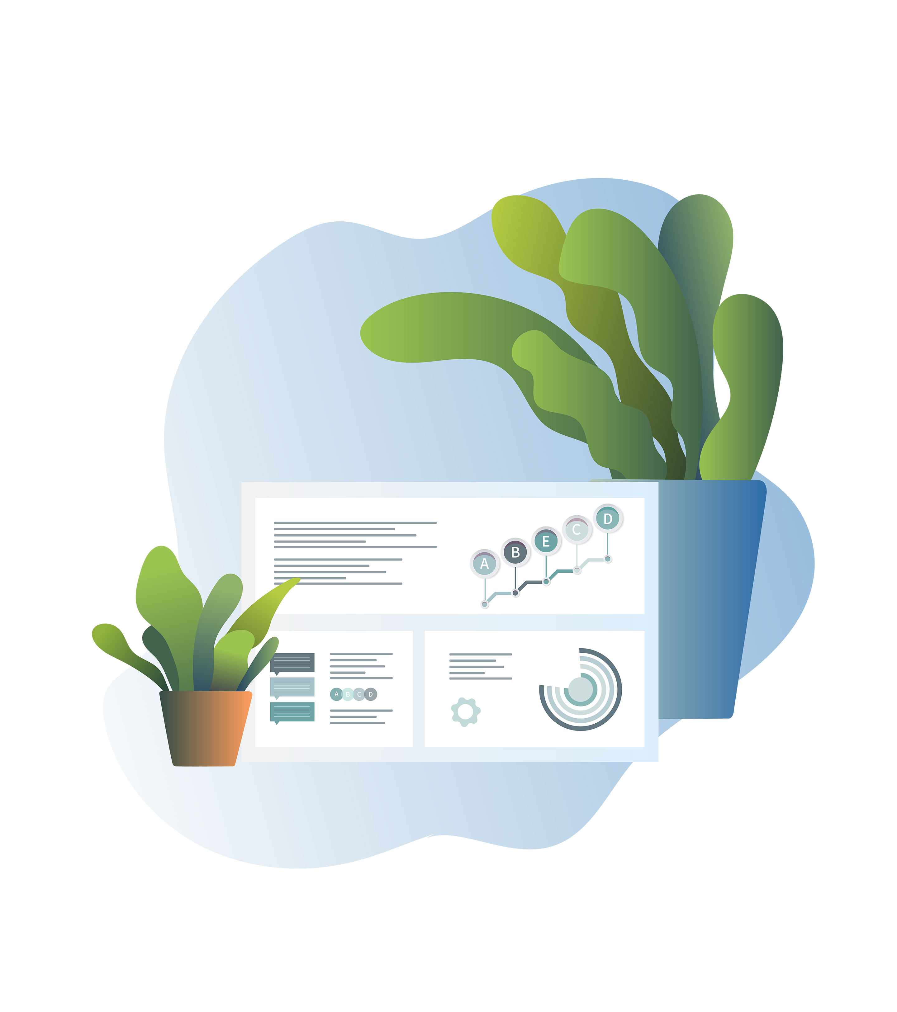 蓝色商务PPT办公