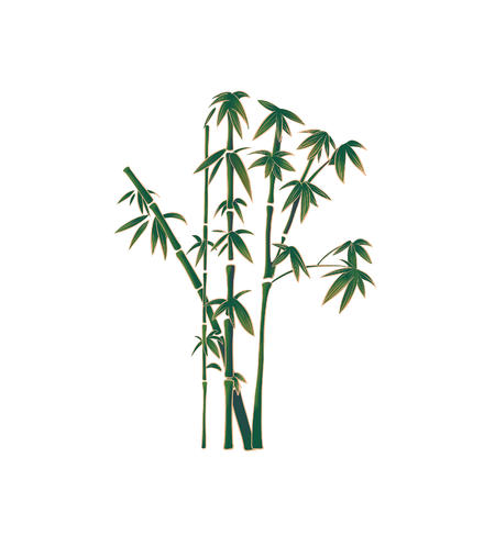 绿色竹林元素