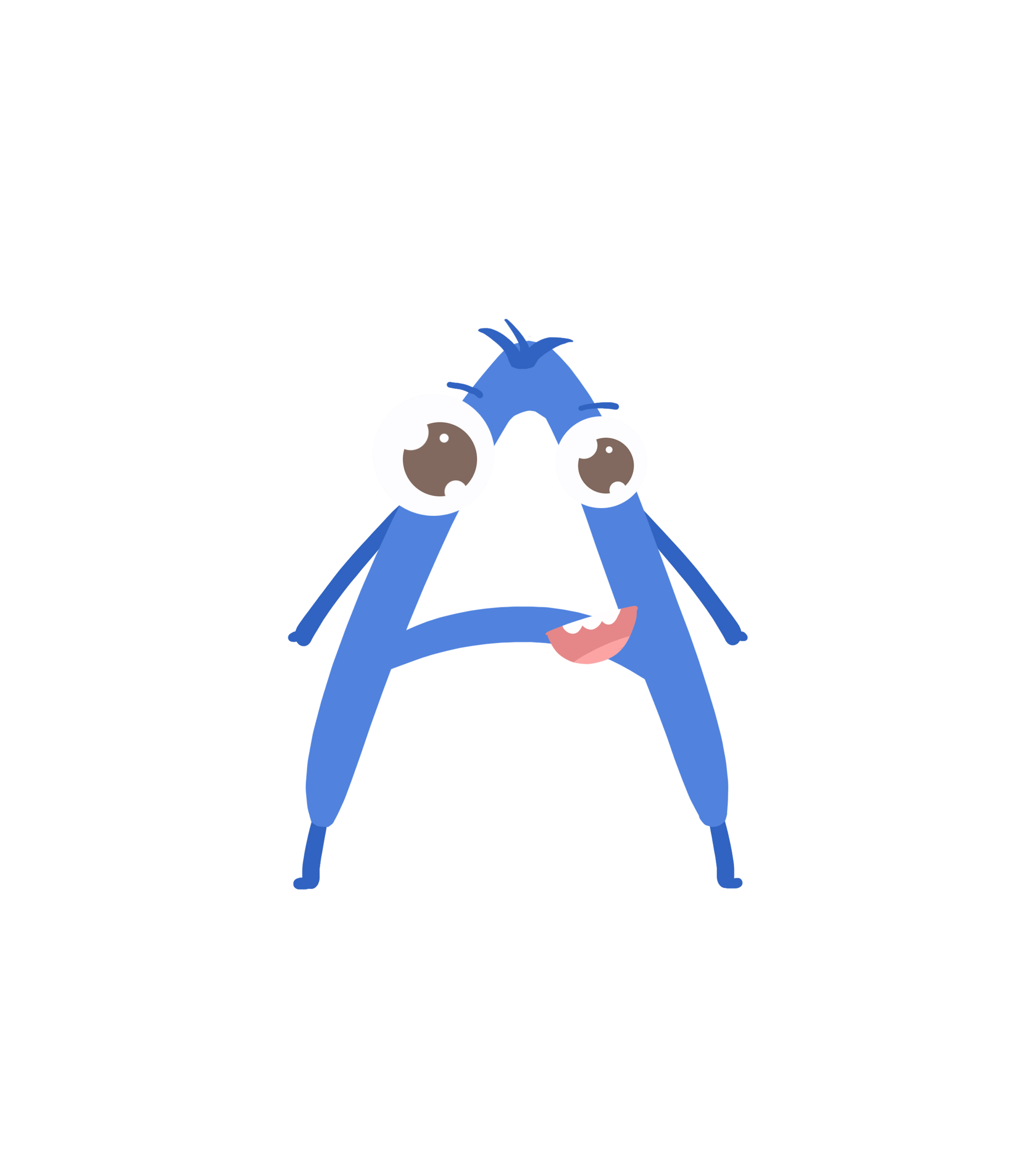 可爱卡通英文字母A元素